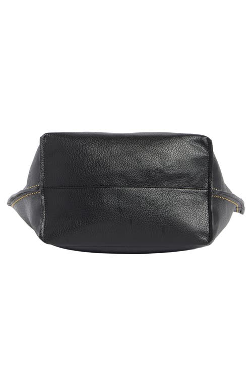 Steve Madden Buckle Tote Bag & Pouch In Black