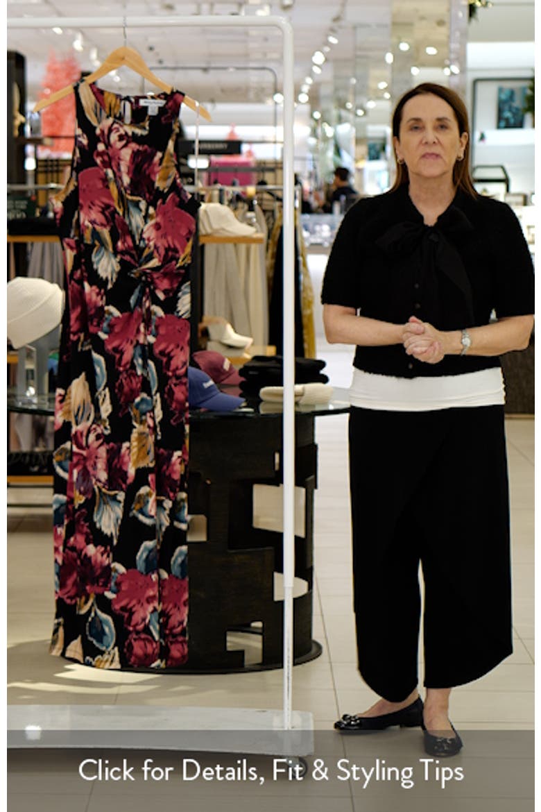 Jasmina Jewel Bloom Sleeveless Maxi Dress video