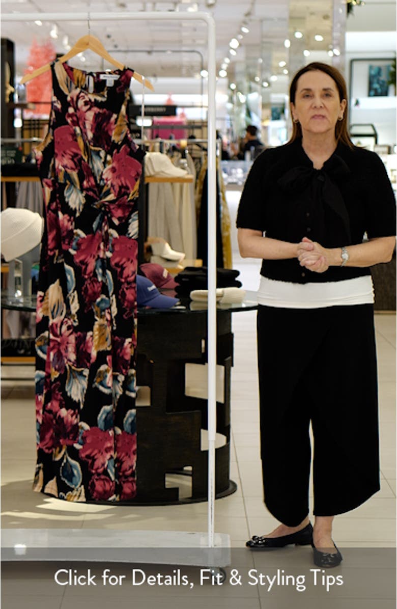 Jasmina Jewel Bloom Sleeveless Maxi Dress, sales video thumbnail