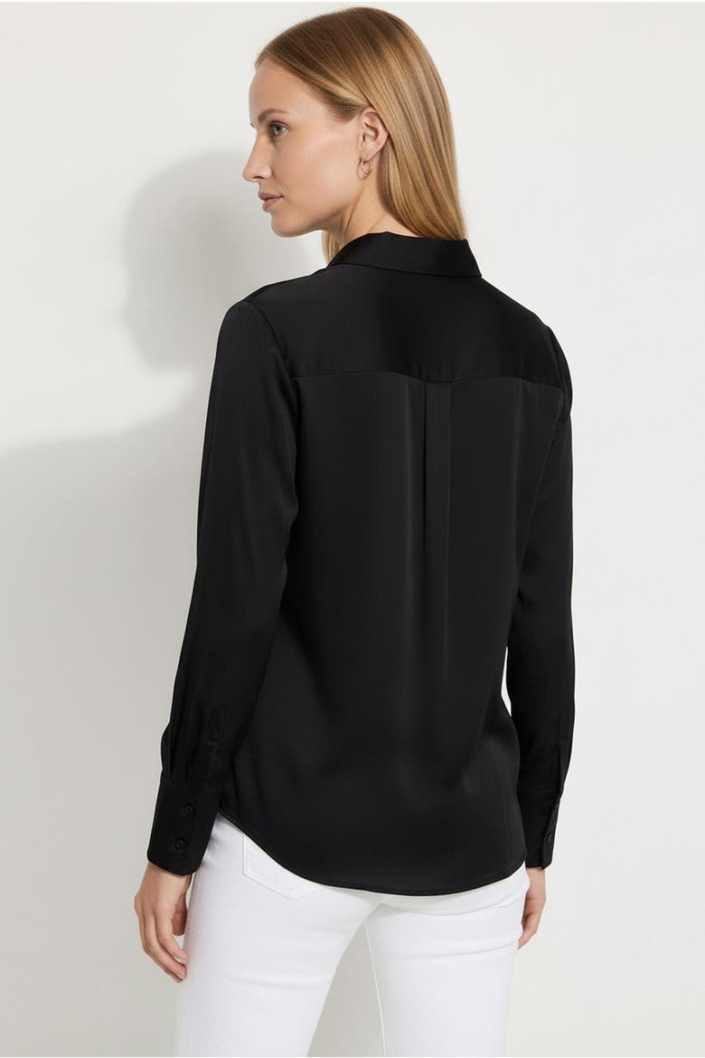 Corrie Long Sleeve Shirt, Alternate, color, BLACK