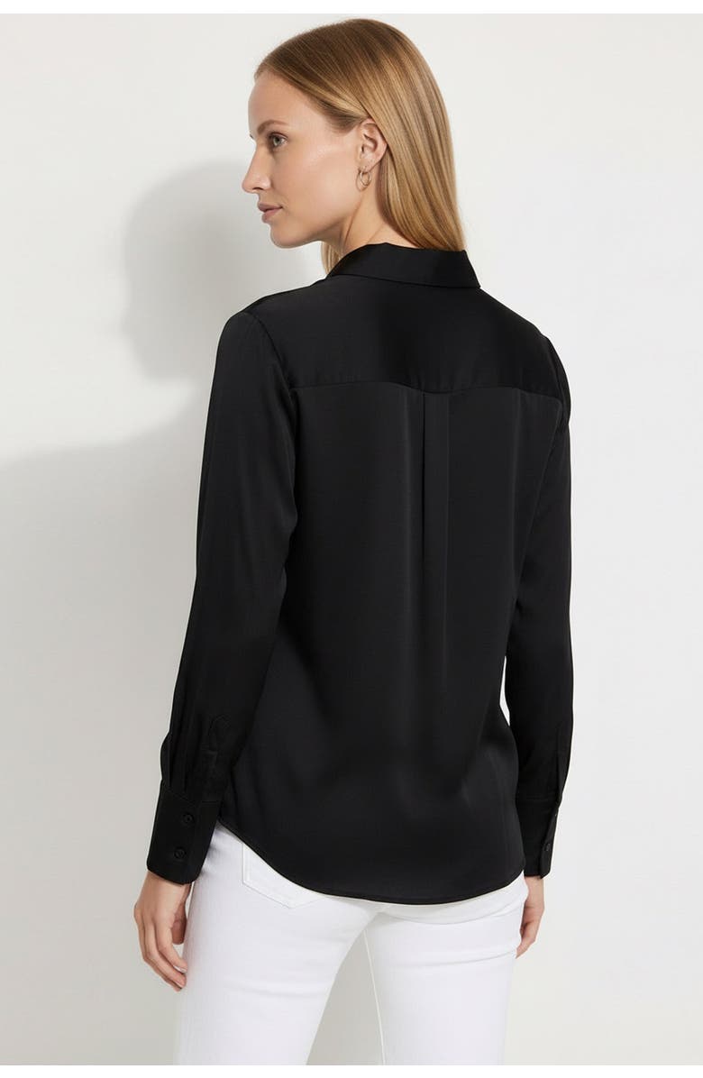 Exquise Corrie Long Sleeve Shirt, Alternate, color, Black