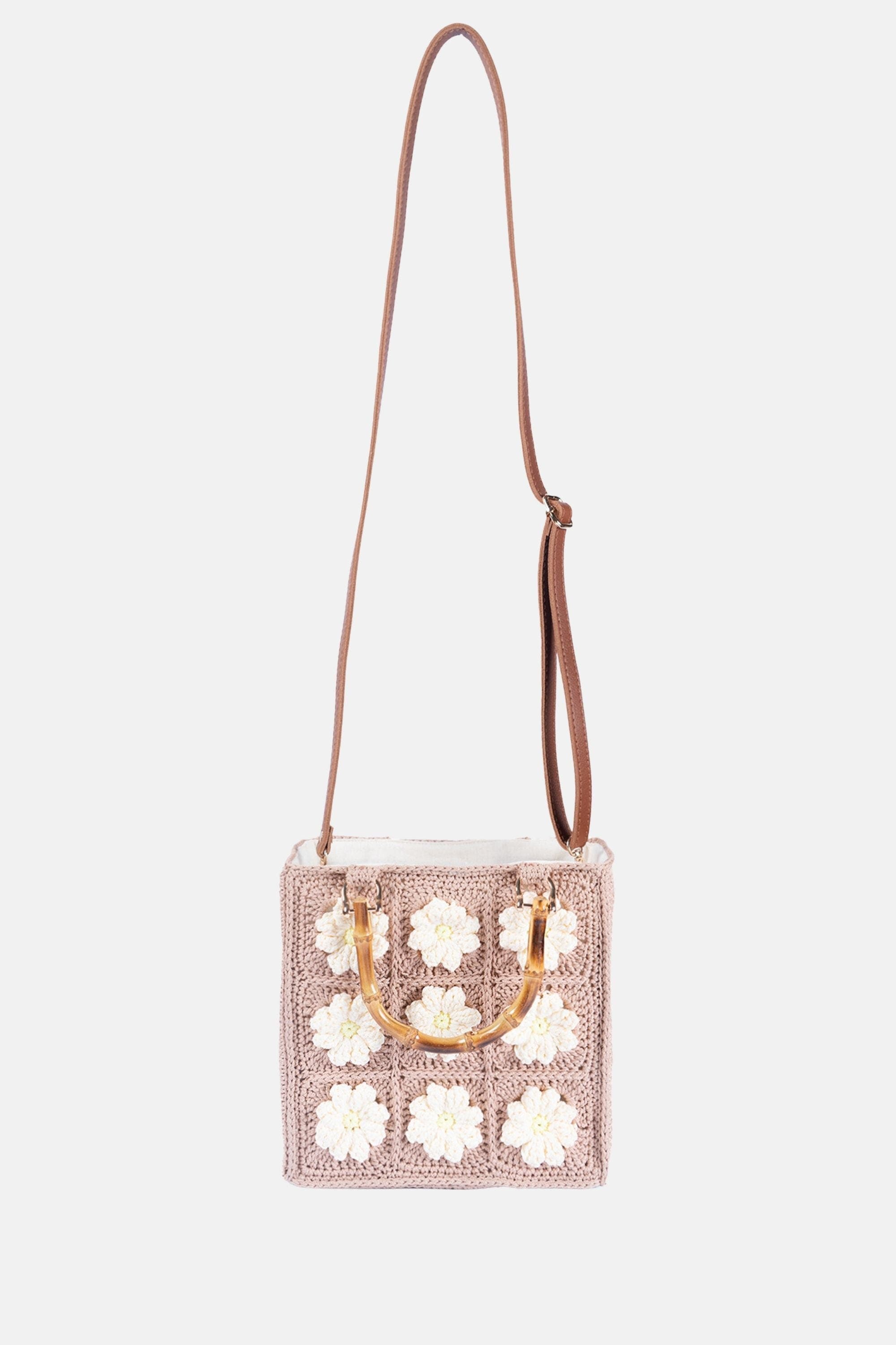 Jelavu Blossom Crossbody Bag, Alternate, color, Beige/Daisy
