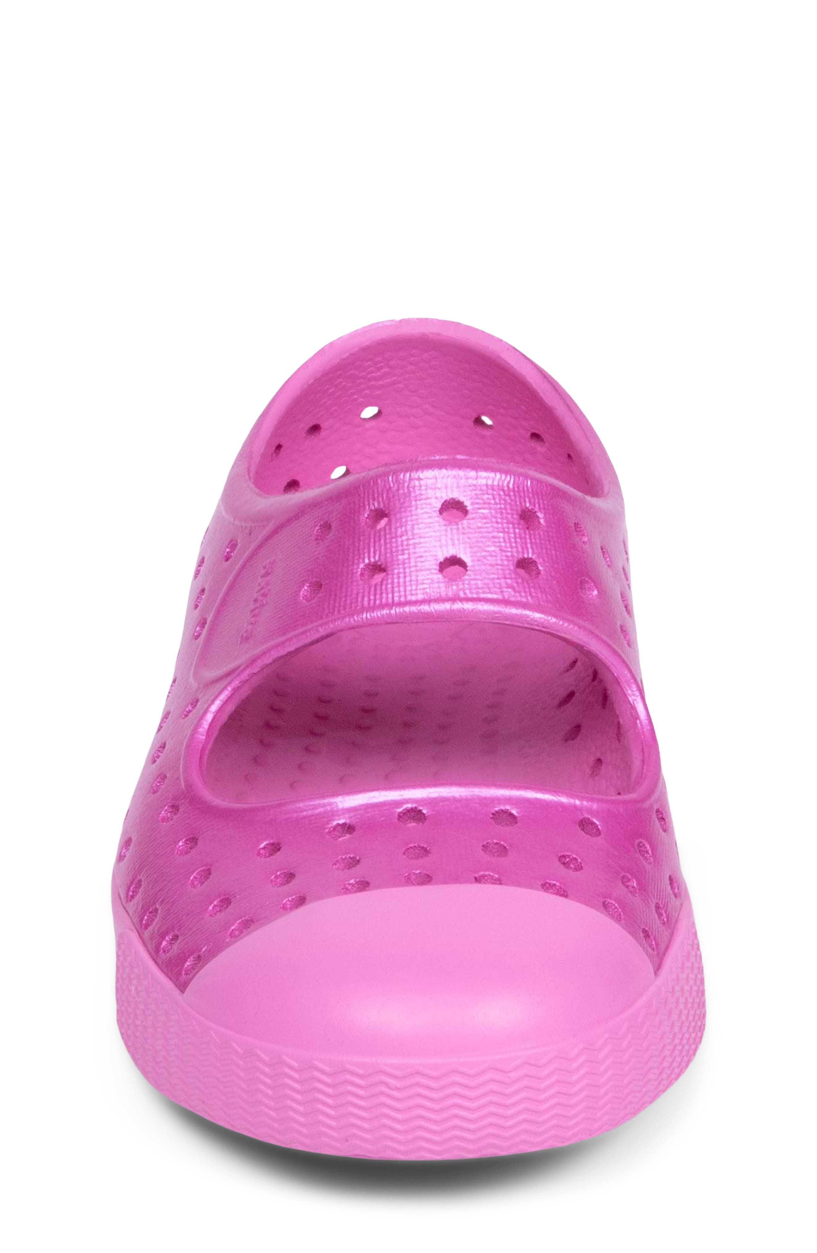 Native Shoes Jefferson Juniper Water Friendly Perforated Slip-On, Alternate, color, Metallic Pink