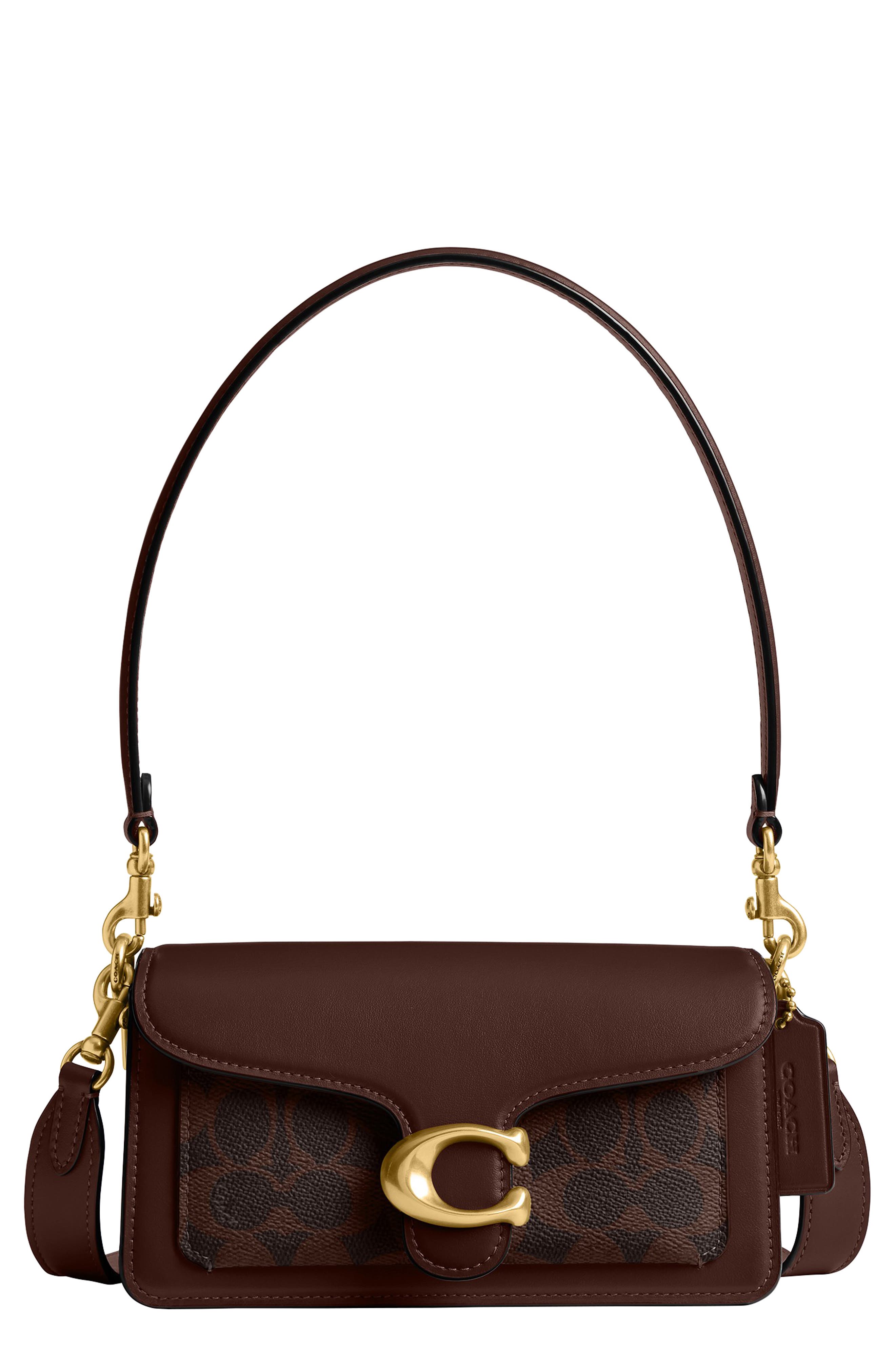 COACH Tabby Signature Coated Canvas Shoulder Bag, Main, color, 