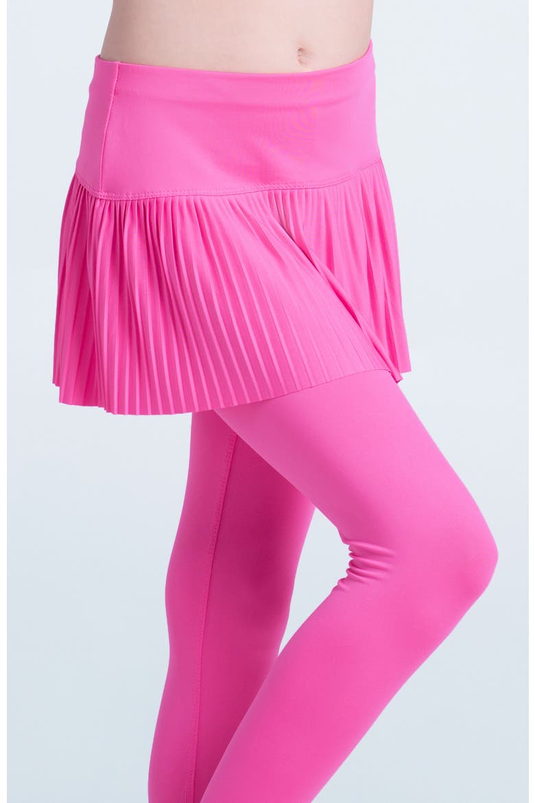 Girls' Emmy Pleated Legging, Alternate, color, Taffy