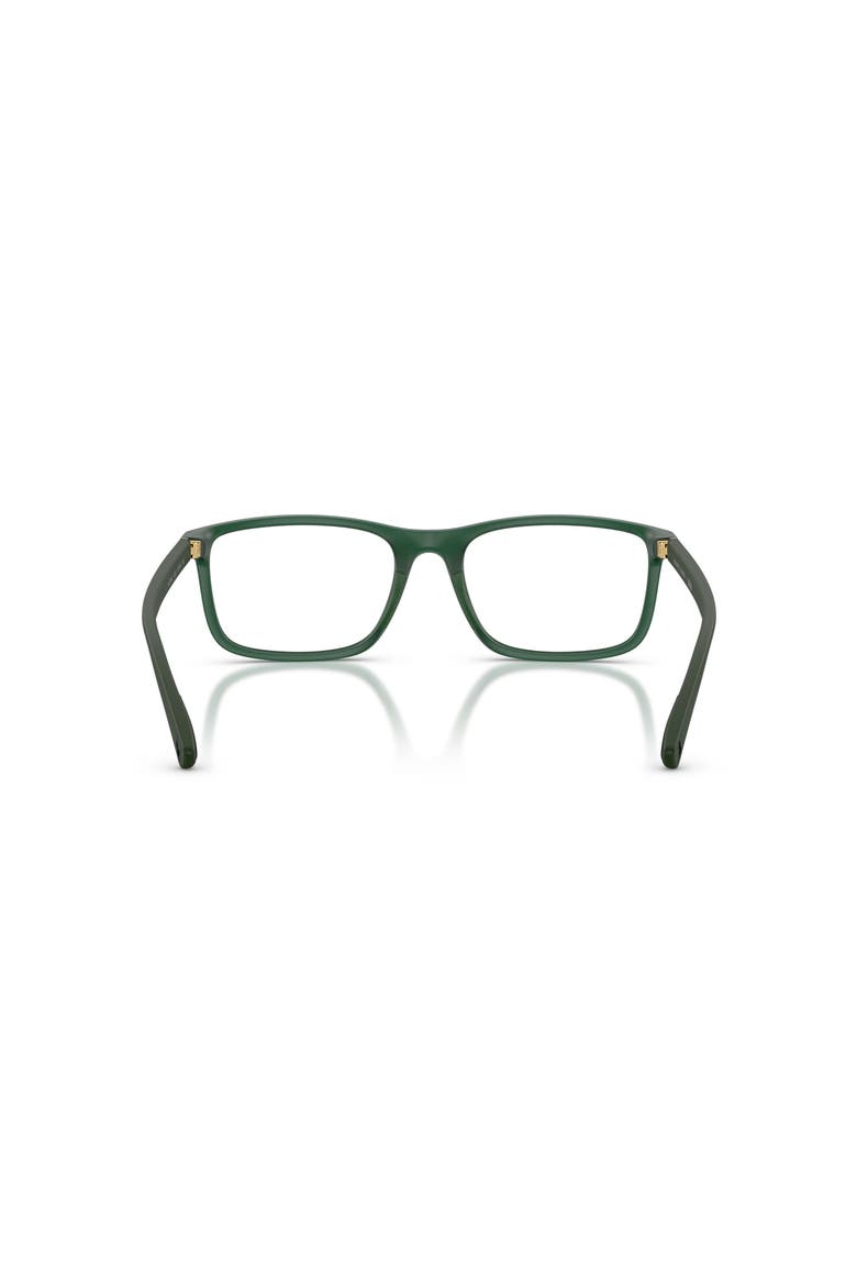 57mm Rectangle optical glasses, Alternate, color, Green