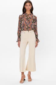 Rebecca Taylor Remi Stretch Kick Flare