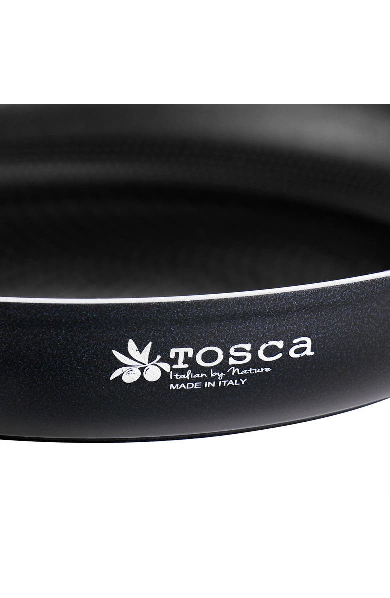 Tosca Cortona 10 Inch Nonstick Aluminum Frying Pan, Alternate, color, Cool Black