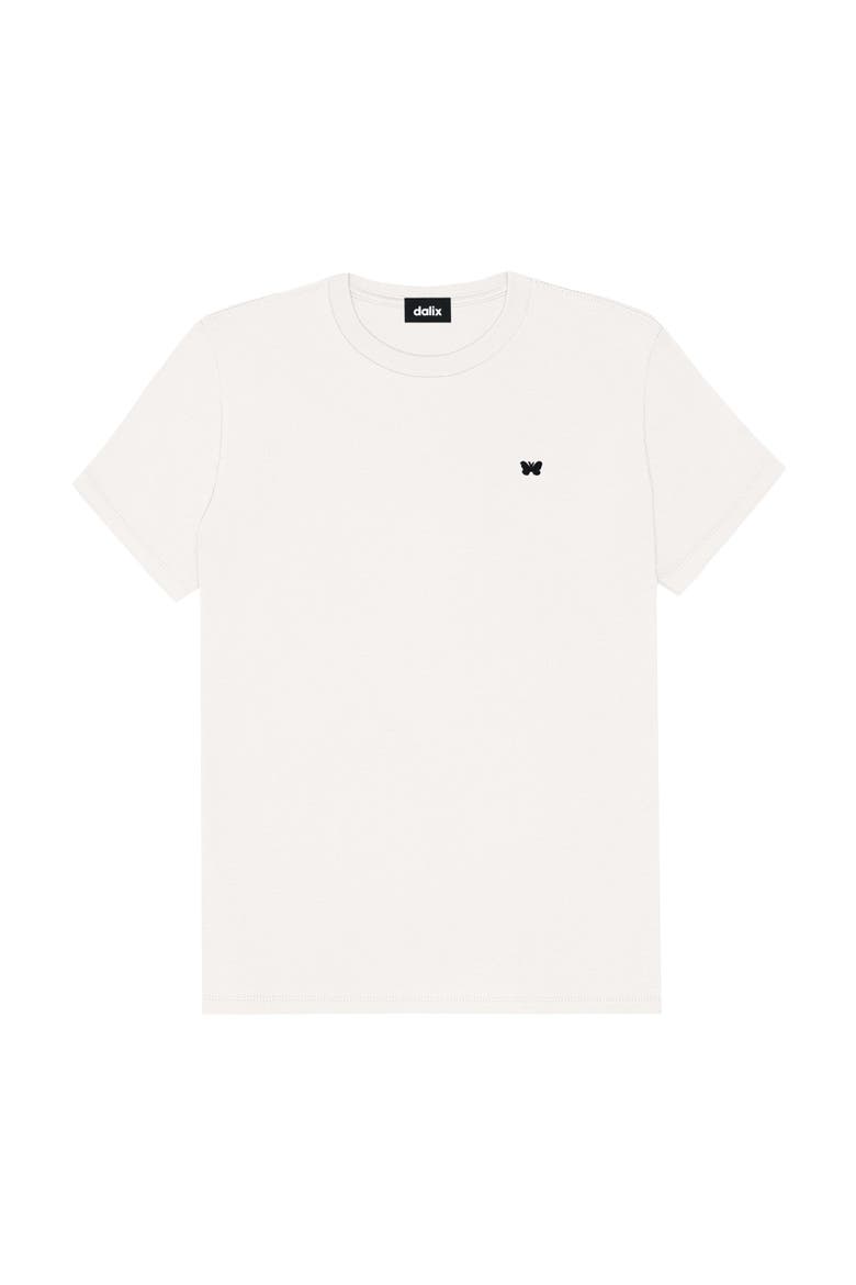 Womens Lil Butterfly Lightweight Jersey Tee, Alternate, color, Vintage White