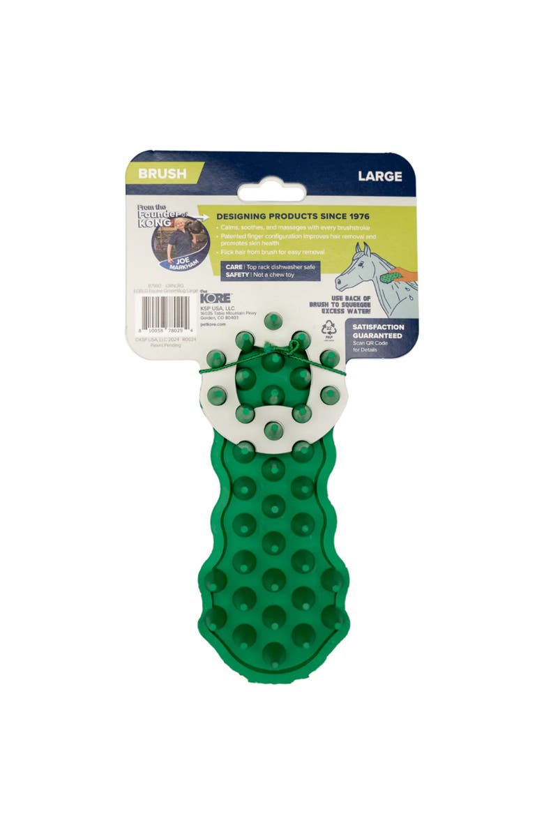 PetKORE Horse Deshedding Brush, Alternate, color, Green