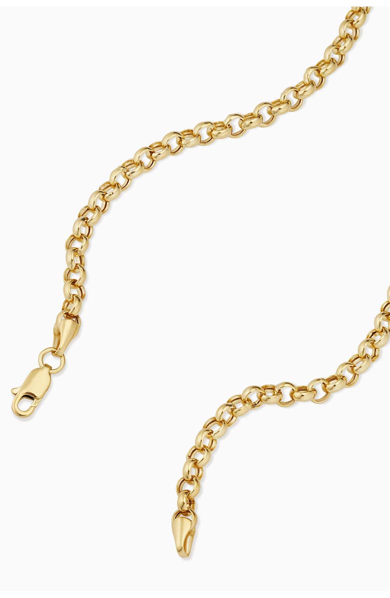 Oradina 14K Gold Rimini Rolo Chain Necklace, Alternate, color, Yellow Gold