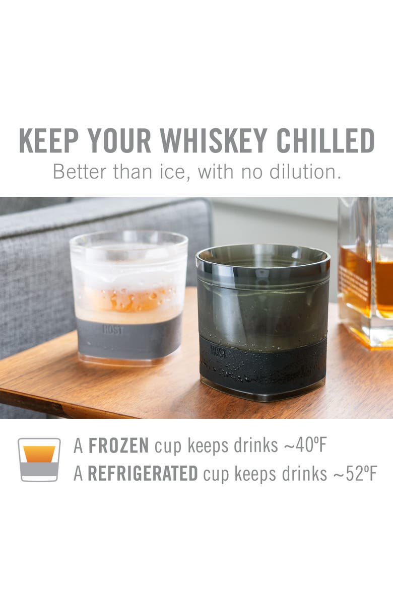 HOST Whiskey FREEZE Cooling Cup Set of 2, Alternate, color, Smoke