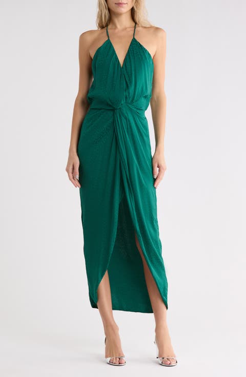 Siren Halter Midi Dress