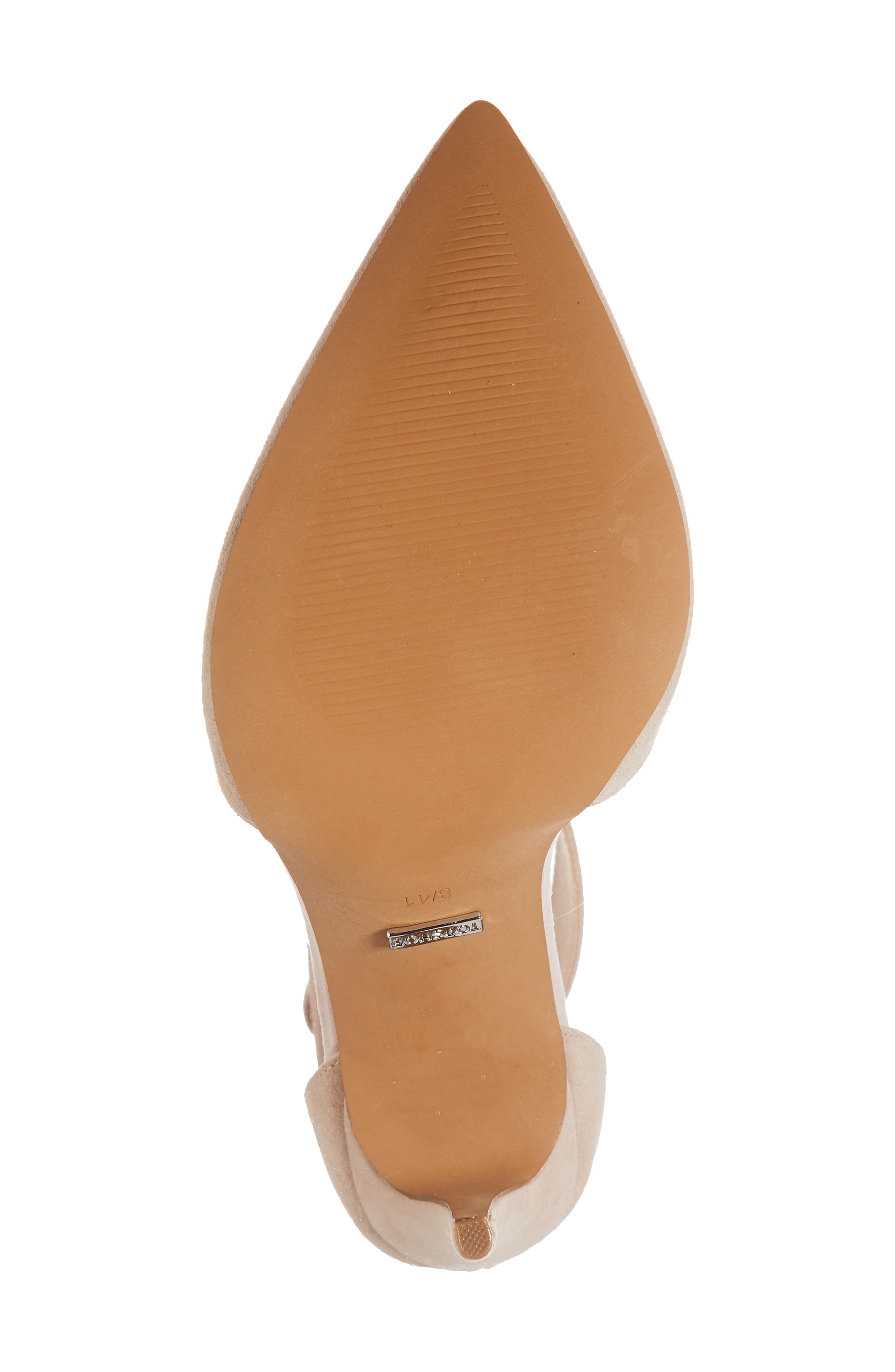 Topshop Grace Ankle Strap Pump, Alternate, color, 