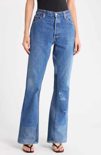 Levi's Riding High Waist Straight Leg Jeans