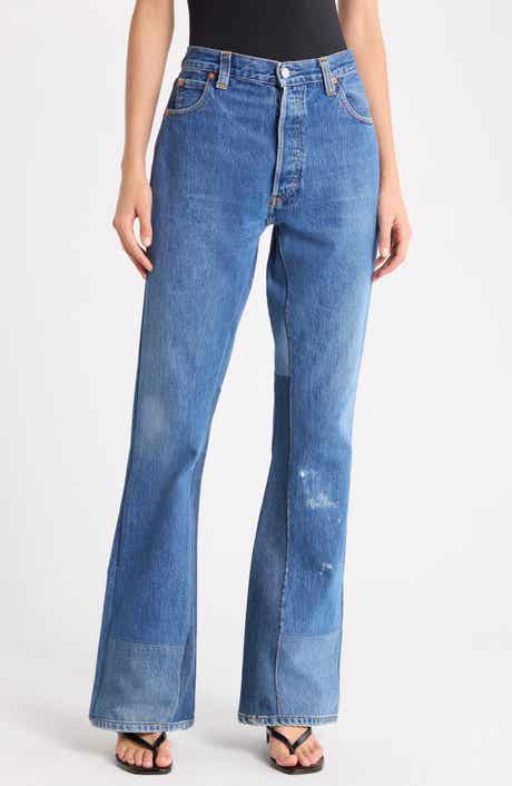 Levi's Riding High Waist Straight Leg Jeans
