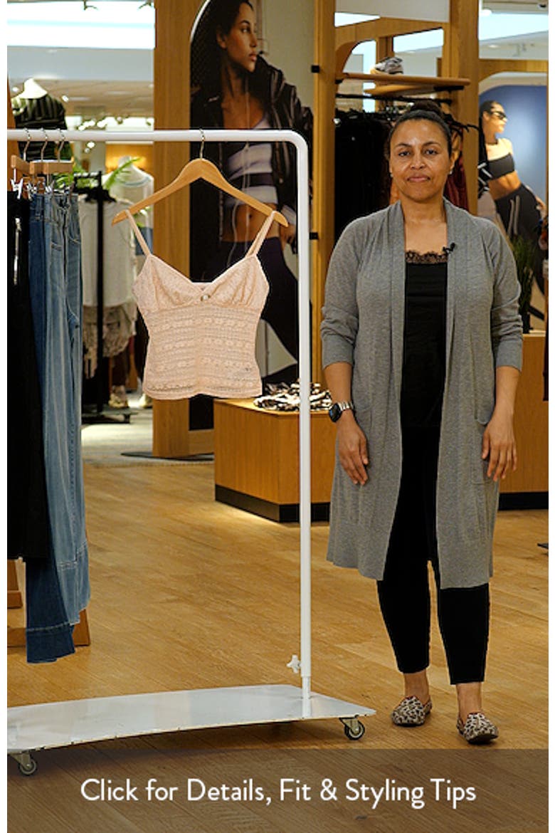 Tuesday Lace Crop Camisole video