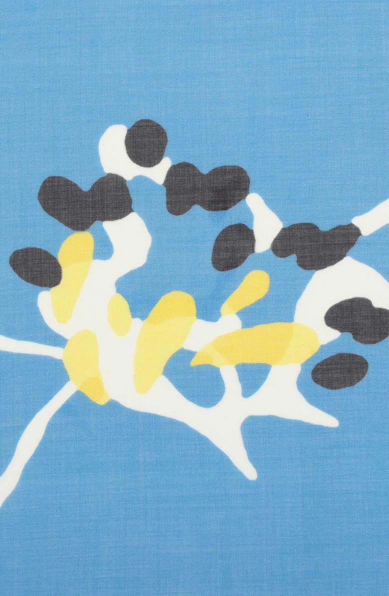 Kate Spade New York springtime bloom square scarf, Alternate, color, 