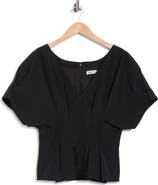 Simkhai Rozen Pleated V-Neck Top