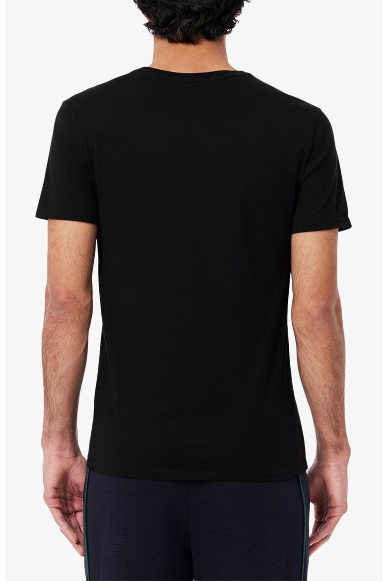 3-Pack Cotton Crewneck T-Shirts, Alternate, color, BLACK