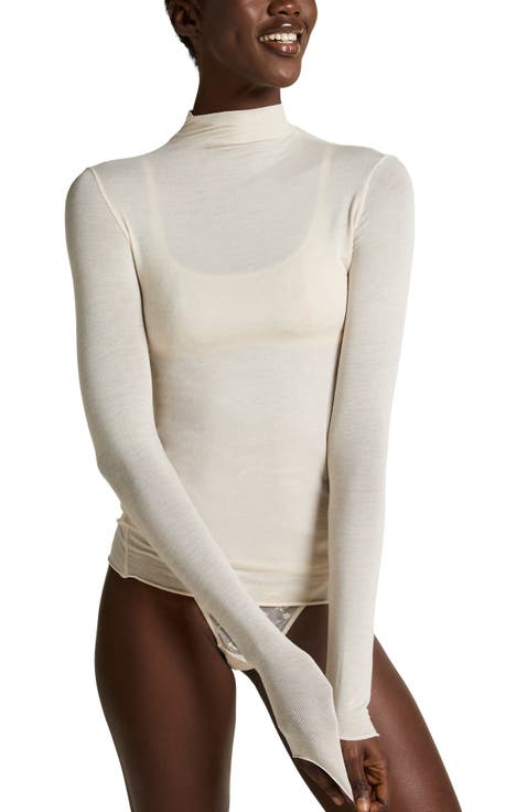 Super Soft Turtleneck Shirt With Cashmere