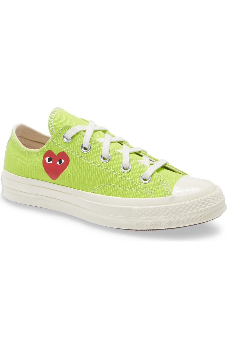 Comme des Garçons PLAY x Converse Chuck Taylor<sup>®</sup> Hidden Heart Low Top Sneaker, Main, color,
