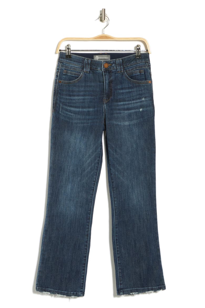 Crop Itty Bitty Flare Jeans, Alternate, color, INDIGO ARTISINAL