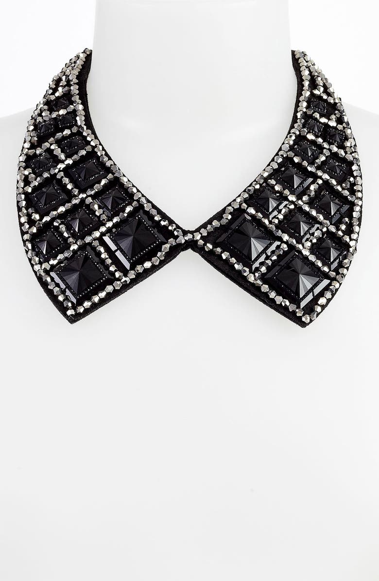 Tasha 'Sequin Squares' Collar, Main, color, 