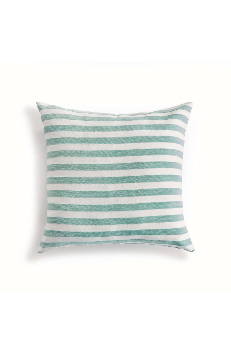 Napa Home & Garden Gideon Square Indoor-Outdoor Pillow 20", Main, color, Blue