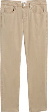 FRAME L'Homme Slim Fit Five-Pocket Twill Pants