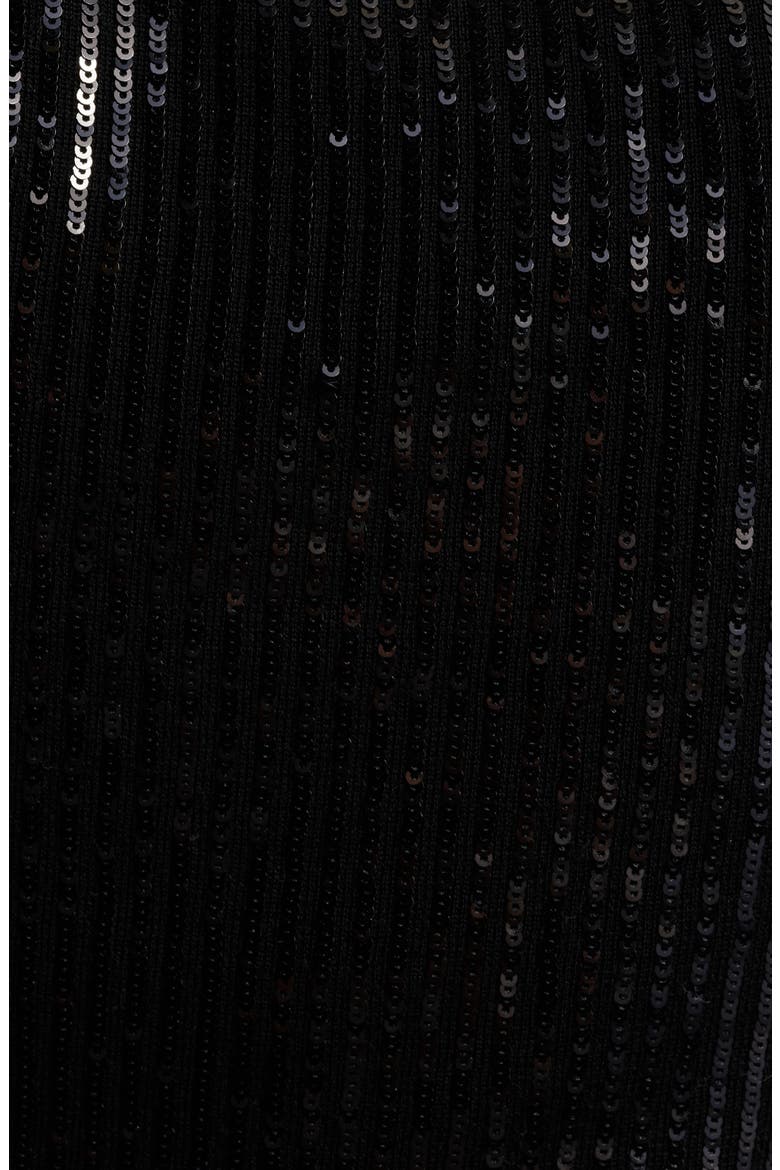 Isla Sequin Wool Tank Sweater, Alternate, color, BLACK