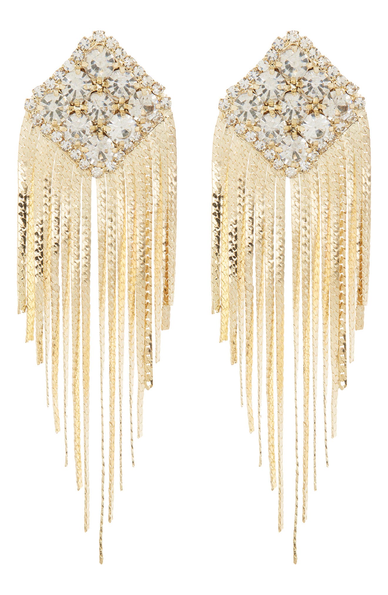 AREA STARS Crystal Fringe Earrings (Women) | Nordstromrack