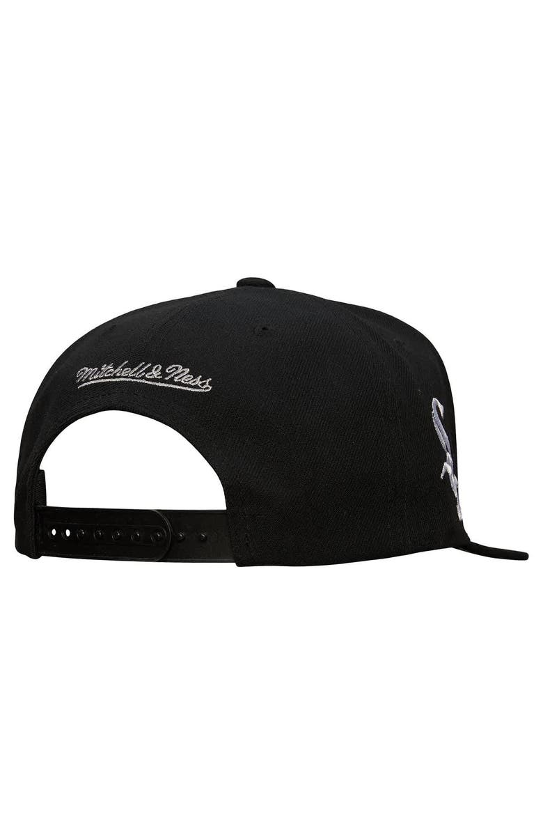 Mitchell & Ness Men's Mitchell & Ness Black Chicago White Sox Team Tagged Snapback Hat, Alternate, color, Black