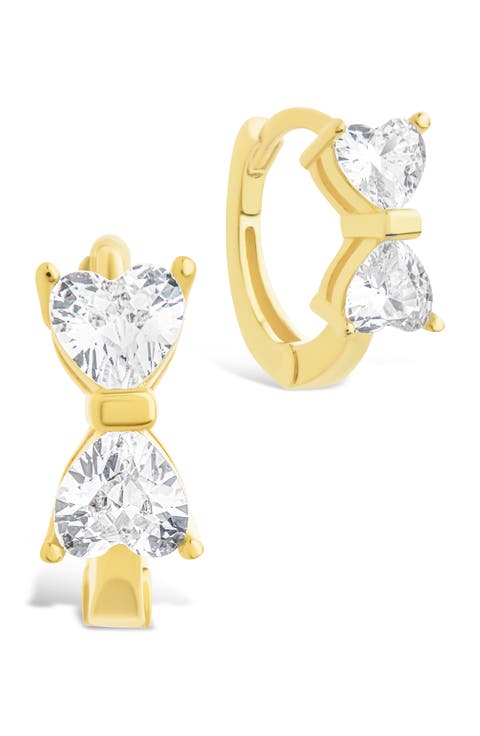 Ravenna Cubic Zirconia Hoop Earrings