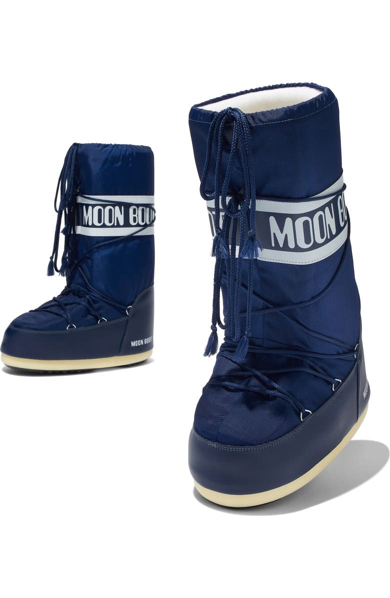 Moon Boot<sup>®</sup> Icon Water Repellent Moon Boot, Alternate, color, Blue