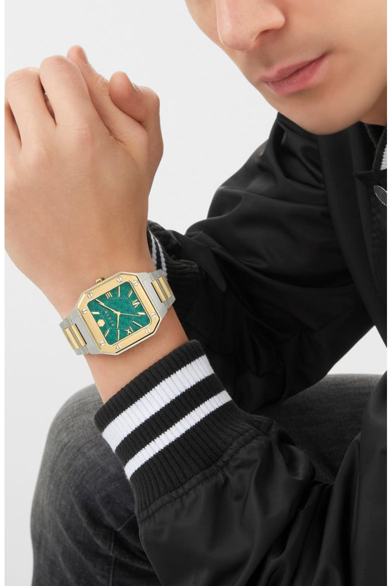 Edge Two-Tone Bracelet Watch, 42mm, Alternate, color, TWO TONE