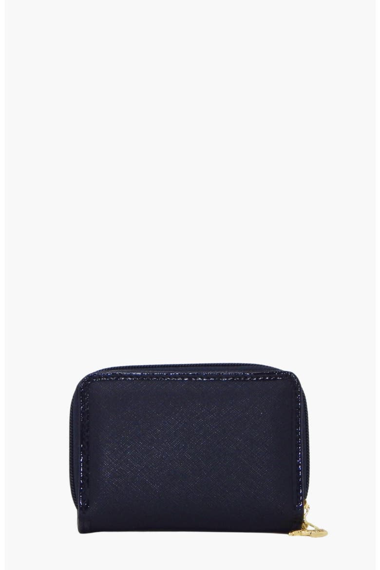 Grace Card Holder Wallet 217, Alternate, color, Navy / Beige