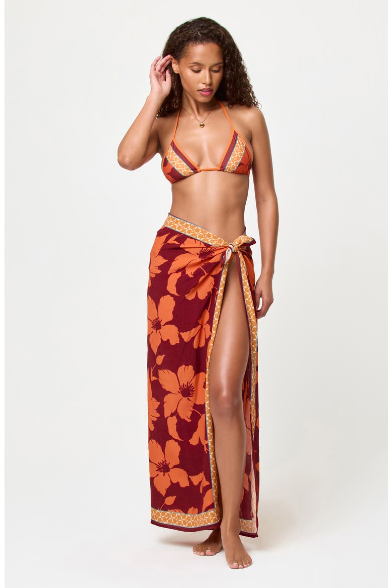 Triangle Bikini Top, Alternate, color, COCOBOLO