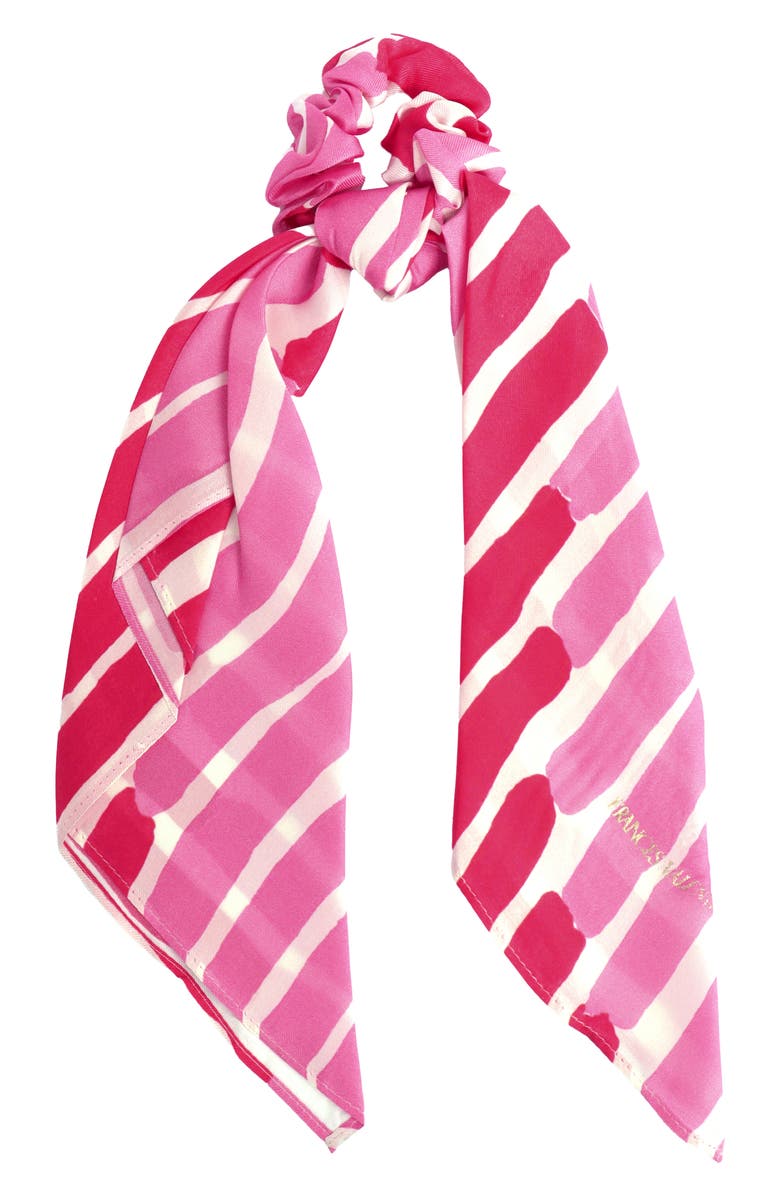 Frances Valentine Matchstick Silk Scrunchie & Removable Scarf Set, Main, color, 