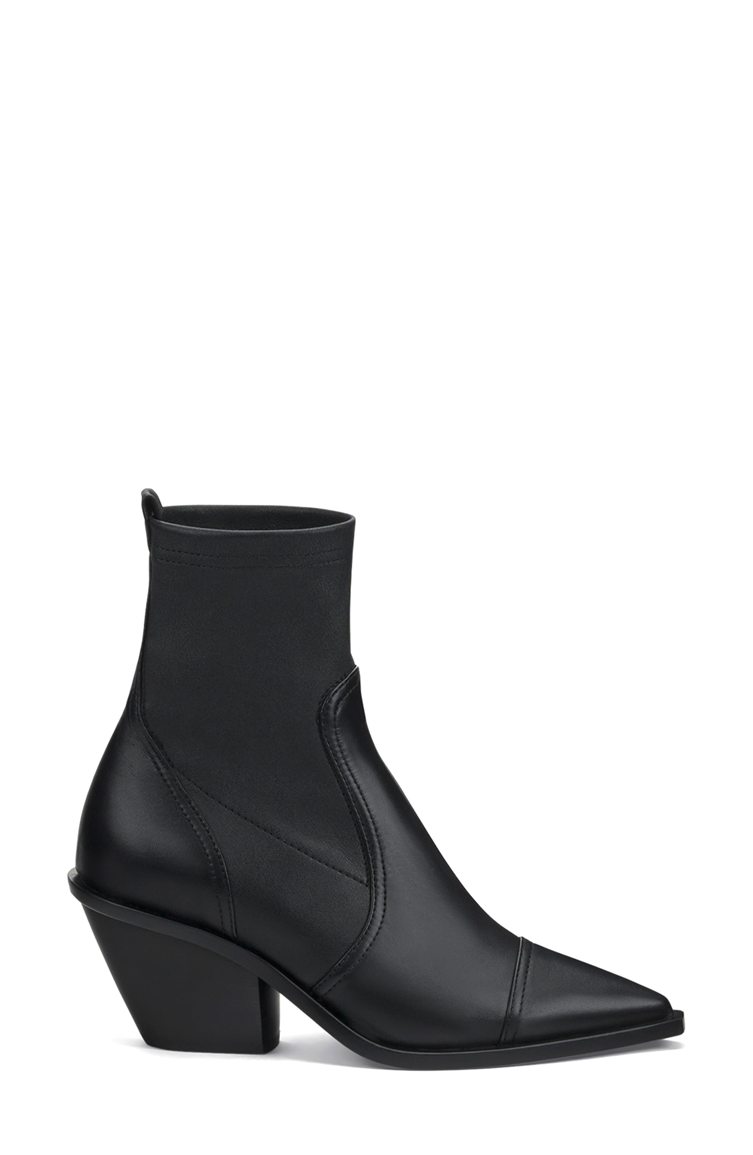 AGL Roberta Stretch Pointed Cap Toe Bootie, Alternate, color, 