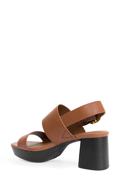 Aerosoles Prym Platform Sandal In Brown