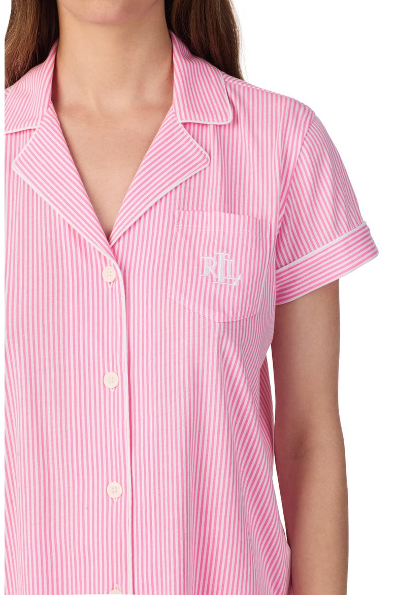 Print Short Pajamas, Alternate, color, PINK PRINT