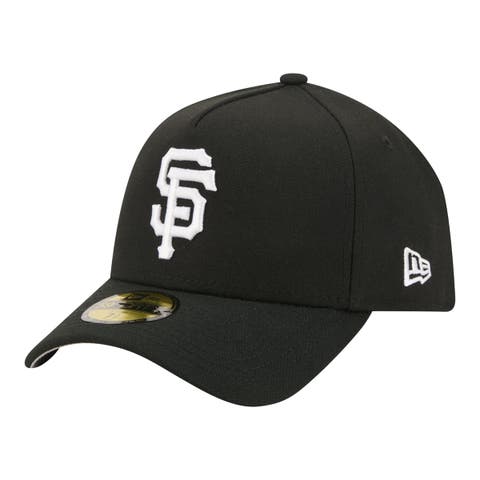 Men's New Era Black San Francisco Giants A-Frame 59FORTY Fitted Hat