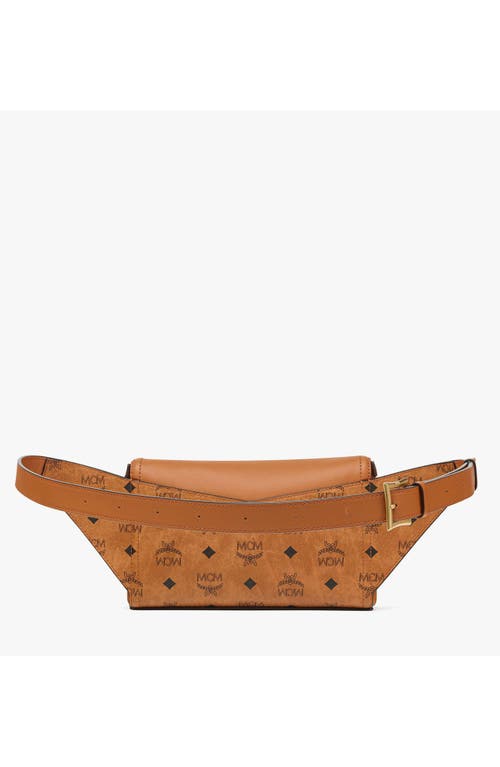 Mcm Diamond 3d Belt Bag In Brown