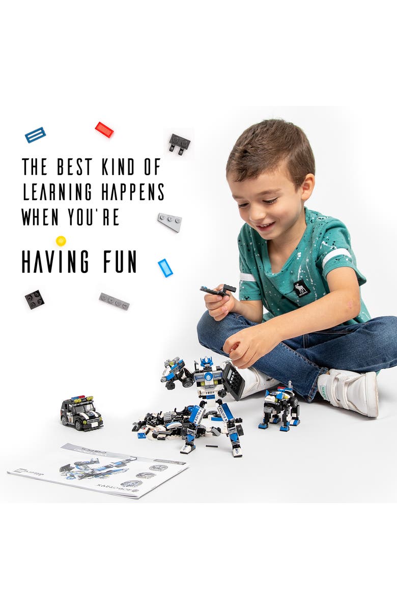 JitteryGit Robotryx Police Voltroid, Alternate, color, Blue