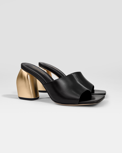 Gemma Wide Block-Heel Mule Sandal