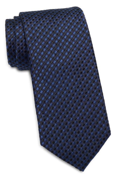 Lamont Check Silk Tie