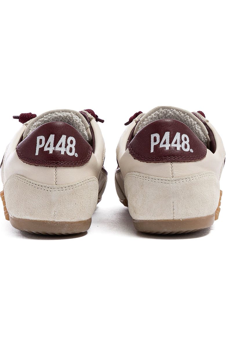 P448 Lisbon Bore Sneaker, Alternate, color, Cream Maroon