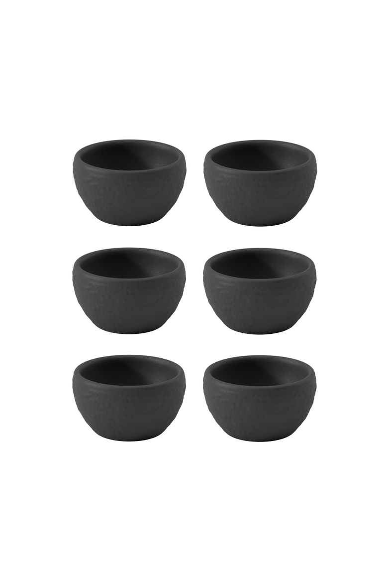 Manufacture Rock Mi Pepper Cellars Set of 6, Main, color, Black