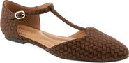 Kensie Gabrielle Woven Mary Jane Flat